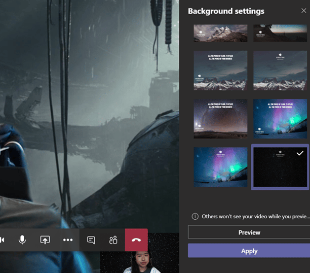 How to Custom backgrounds in Microsoft Teams video calls